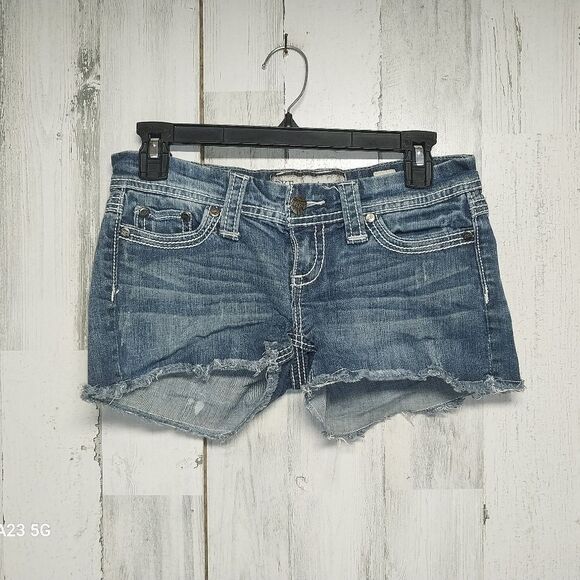 BKE Sabrina Cuttoff Denim Shorts Size 26 - Picture 1 of 6